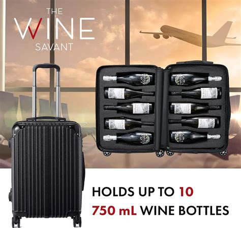 Travel In Style The Ultimate Wine Bottle Suitcase For Wine Enthusiasts