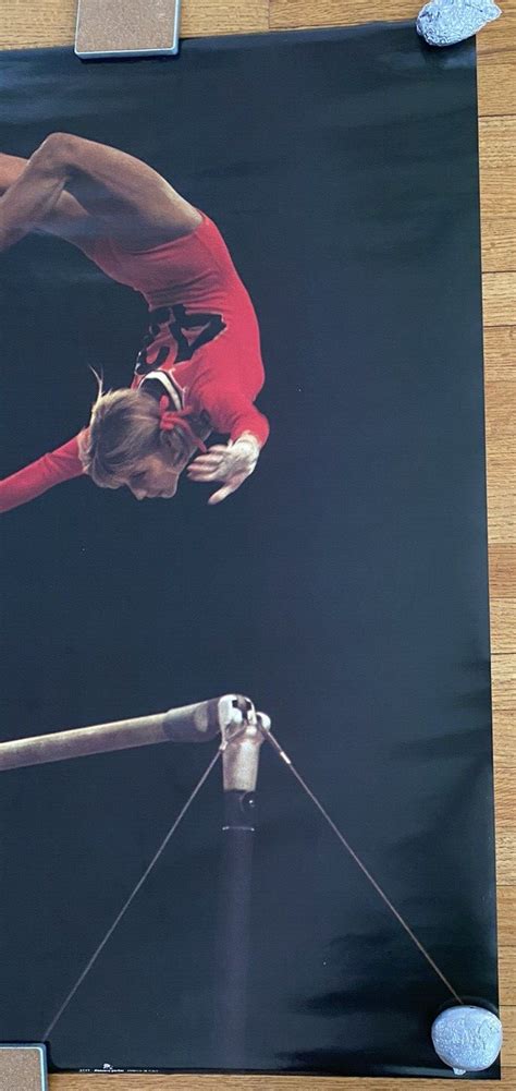 Rare 1980 S Olga Korbut Performs Korbut Flip Original Poster 25 5 X 38 5 Ebay