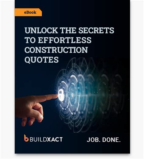 Unlock The Secrets To Effortless Construction Quotes Buildxact Uk