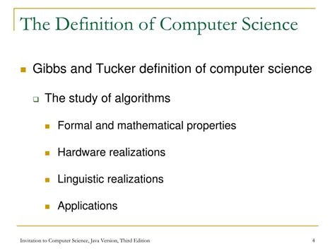 What Is Computer Science Definition