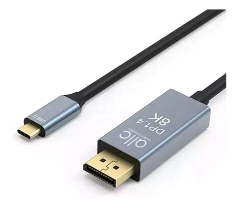 Cabo Usb C Displayport 8k 60hz 4k 144hz Thunderbolt 3 Dp 1 4