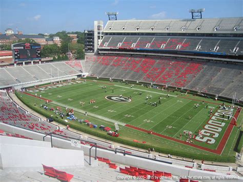 Sanford Stadium Seating Chart A Visual Reference Of Charts Chart Master