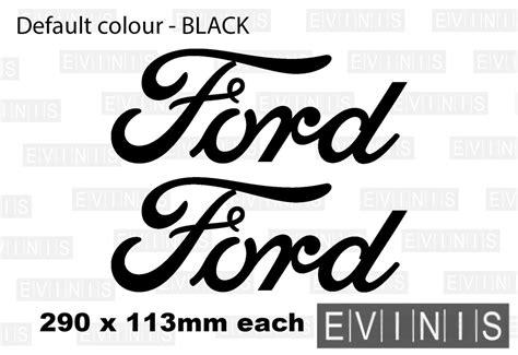 FORD Vinyl Logo Decals Stickers X2 - Etsy