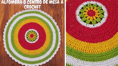 Camino De Mesa Centro De Mesa Tejido A Crochet Youtube