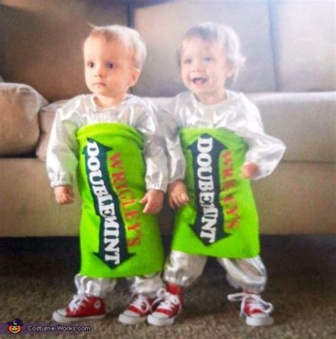 Doublemint Twins Costume | Twin costumes, Twin halloween costumes, Baby ...