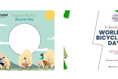 Link Twibbon World Bicycle Day Bingkai Gratis Cocok Untuk