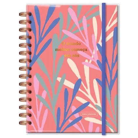 Planner Permanente M Fina Ideia Galhos Aquarele Papelaria