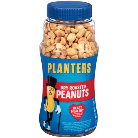 Planters Dry Roasted Peanuts Oz Jar Planters