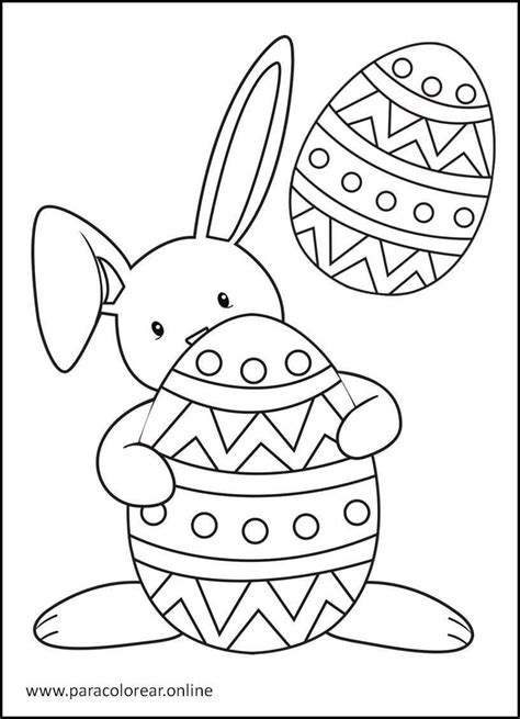 Los Mejores Dibujos De Pascua Para Colorear Imprimir Y Pintar 🐰