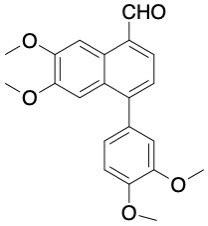 4 3 4 二甲氧基苯基 6 7 二甲氧基 1 萘醛 4 3 4 dimethoxyphenyl 6 7 dimethoxy 1