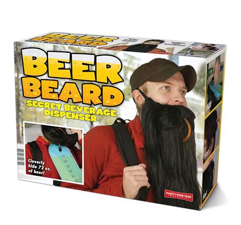 Snapklik.com : Beer Beard Prank Gift Box, Wrap Your Holiday Real Present In A Funny Authentic ...