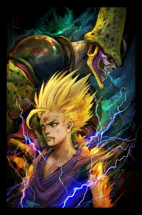 Cell Gohan Dragon Ball Artwork Dragon Ball Art Hot Sex Picture