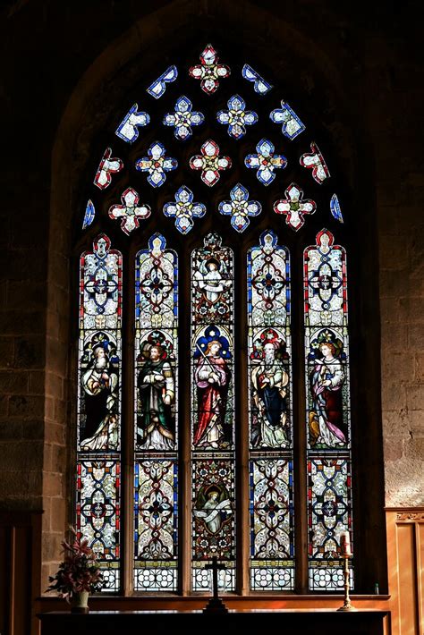 Crich Derbyshire East Stained Glass Window In The C Ch Flickr