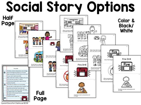 School Fire Drill Social Story Digital Download Social Story Special