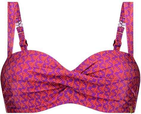 Ten Cate Beach Bikini Top Twisted Padded Wired Roze Bol