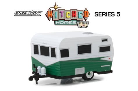 1958 Siesta Travel Trailer Green With White Greenlight 34050a48 1