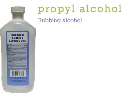 Propyl Alcohol | Dr Pepi's Health Tips Dr Pepi's Health Tips