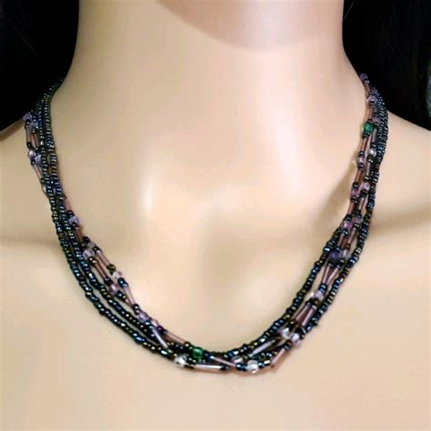 Premier Designs Jewelry Premier Designs Multi Strand Seed Bead Necklace Poshmark