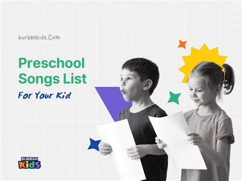 15+ Best Preschool songs list for your kid