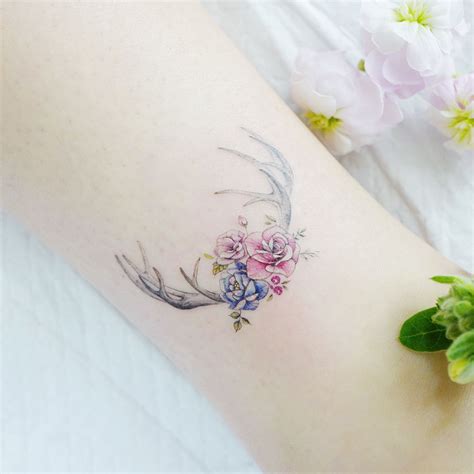 Antlers Tattoos For Women Antler Tattoos Inspirational