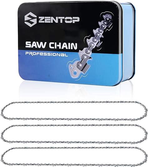 Zentop 16 Inch 3 Pack Chainsaw Chain 3 8 Lp Pitch 050 Gauge 57 Drive Links Wood