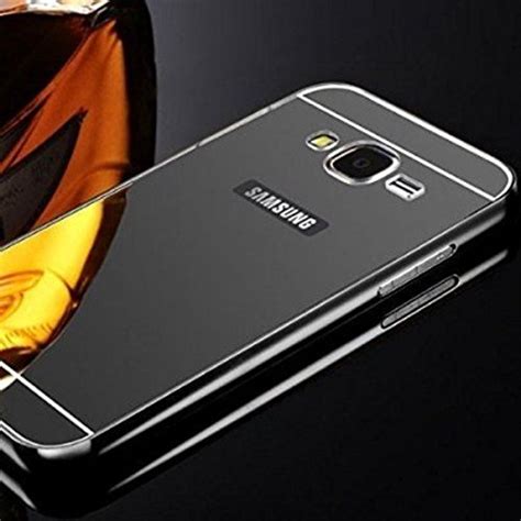 Go Crazzy Luxury Metal Bumper Acrylic Mirror Back Cover Case For