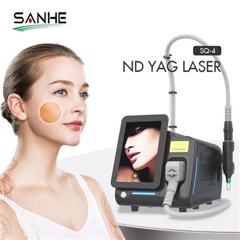 2024 Portable Q Switched ND YAG Laser Picolaser Tattoo Freckle