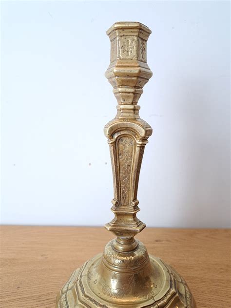 Proantic Candlestick Flambeau Bronze Louis Xiv Late Th Century