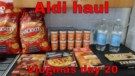 Aldi Haul Vlogmas Day 20 YouTube