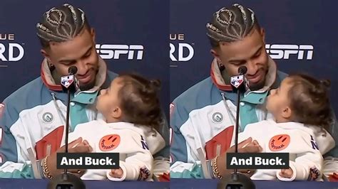 Francisco Lindor S Daughter Likes Buck Youtube