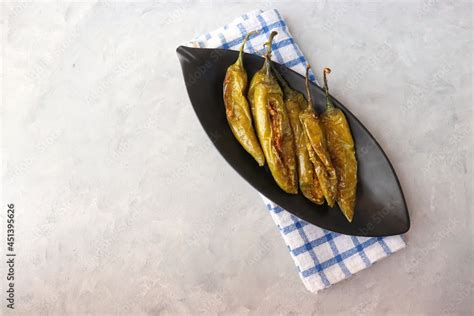 Stuffed Green Chillies Fry Bharwa Masala Mirch Or Bharli Mirchi