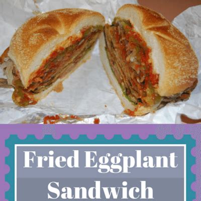 The Chew: Fried Eggplant Sandwich with Harissa Recipe