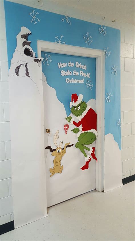 Grinch Christmas Door Decorating Ideas