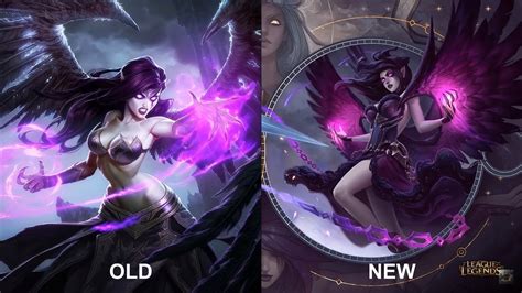 Morgana 2019 Rework New Vs Old Skins Comparison League Of Legends