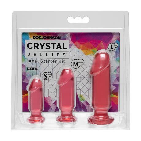 Anal Starter Kit Crystal Jellies Rosa Boutique Er Tica