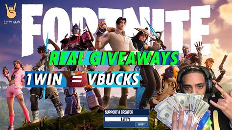 Fortnite Gifting Live New Battle Pass Giveaways Win Vbucks Live