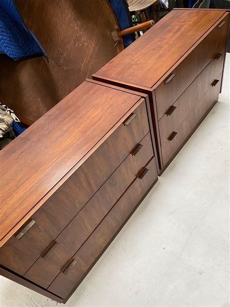 Pair Of Mid Century Dressers At Stdibs