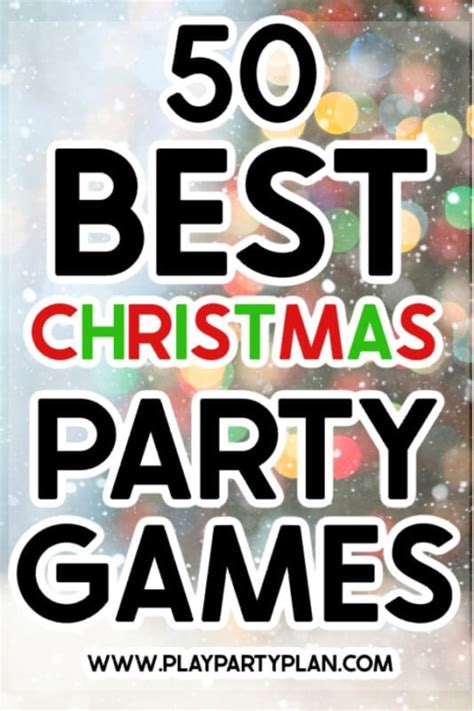 25 Hilarious Christmas Party Games You Have to Try - Play Party Plan