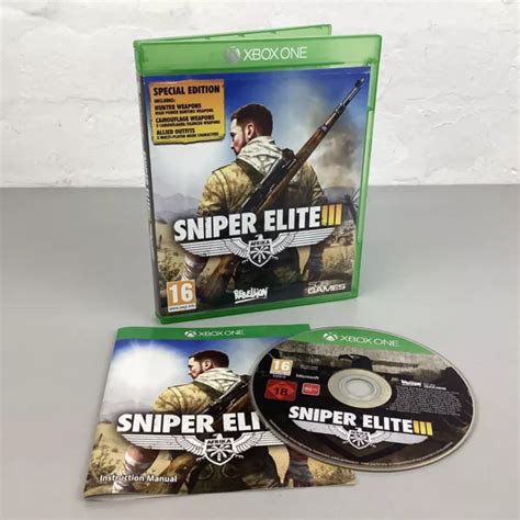 Sniper Elite Iii Special Edition Afrika Xbox One Gioco Con Manuale