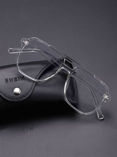 Men Clear Frame Anti Blue Light Eyeglasses Stylish Glasses For Men Eyeglasses Men Fashion