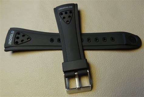 New Mens 16mm Timex Ironman Triathlon 8 Lap Indiglo 50m Watch Band