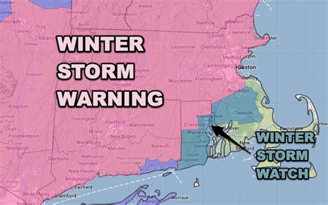 Winter Storm Warning For Part Of Sne Right Weather Llc