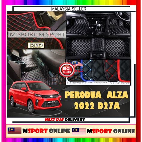 PERODUA ALZA 2022 D27A TOYOTA VELOZ 9D LEATHER LUXURY 3 ROWS REAR