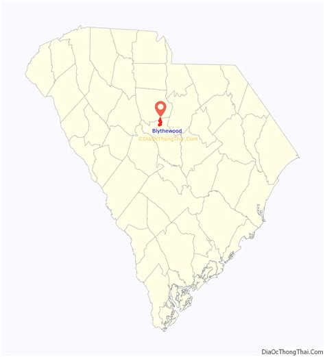 Map of Blythewood town - Thong Thai Real