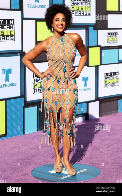 Jeimy Osorio At The Latin American Music Awards Held At The Dolby