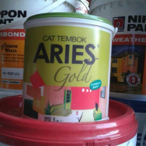 Jual Cat Tembok Aries Gold 4 5 Kg Shopee Indonesia