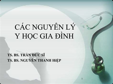 Tải Tài Liệu Bộ Bài Giảng Y Học Gia Đình Đại Học Y Khoa Phạm Ngọc