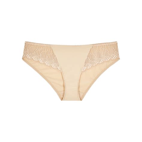 Wacoal Wacoal La Femme Lace And Stretch Nylon Briefs Nude Editorialist