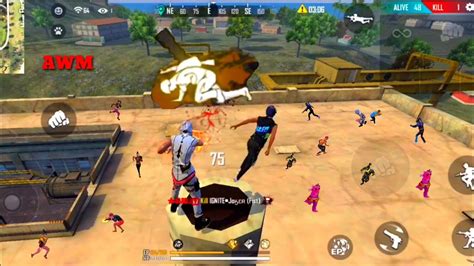 GARENA FREE FIRE FACTORY KING BOOYAH FF FIST FIGHT ON FACTORY ROOF