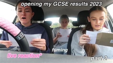 Opening My Gcse Results Live Reaction Youtube